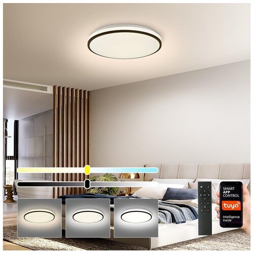  Brilagi - LED prigu&scaron;iva plafonska svetiljka SMART 24W/230V prečnika 38 cm Wi-Fi Tuya + daljinski upravljač Cene