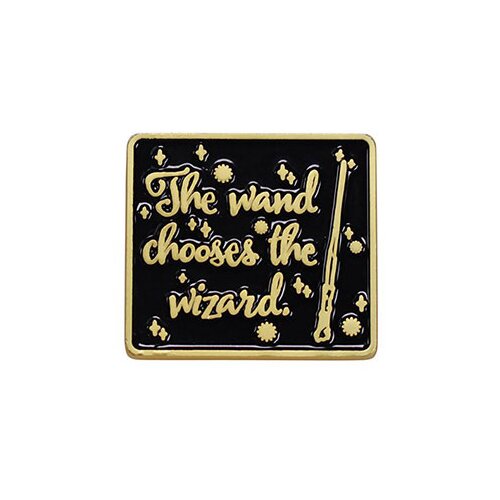 Half Moon Bay Harry Potter - Bedž Harry Potter Wand chooses the Wizard Slike