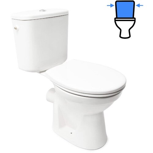 Vitra 9780-003-7210 normus talna wc &amp;scaron;koljka monoblok z wc desko s počasnim zapiranjem Slike