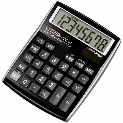 Citizen Kalkulator CDC-80BKWB, črn