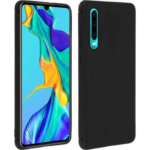 AVIZAR Izjemno tanek silikonski za&scaron;citni ovitek, mat ucinek - crna str. Huawei P30, (20615956) Cene