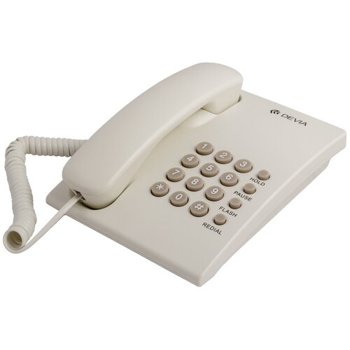 DEVIA Fiksni telefon DE1107 bijeli Slike
