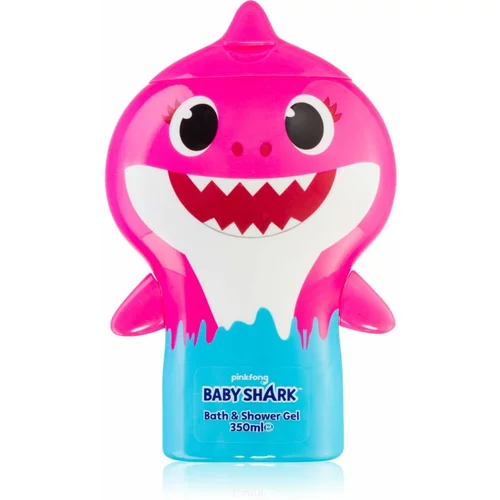 Corsair Baby Shark gel za kupku i tuširanje za djecu Pink 350 ml