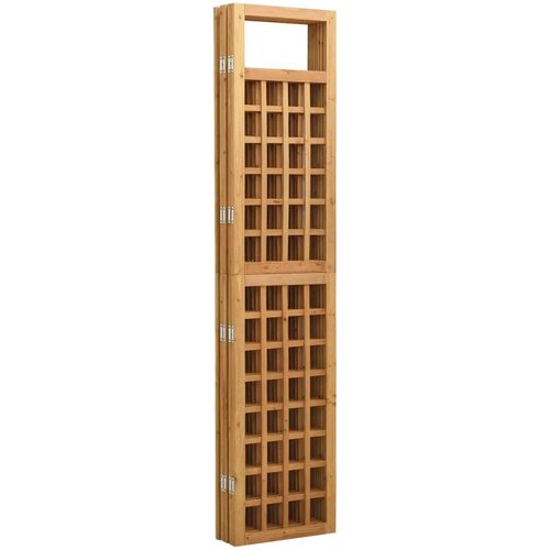 VidaXL Sobna pregrada / re&amp;scaron;etka s 5 panela od jelovine 201,5 x 180 cm Slike