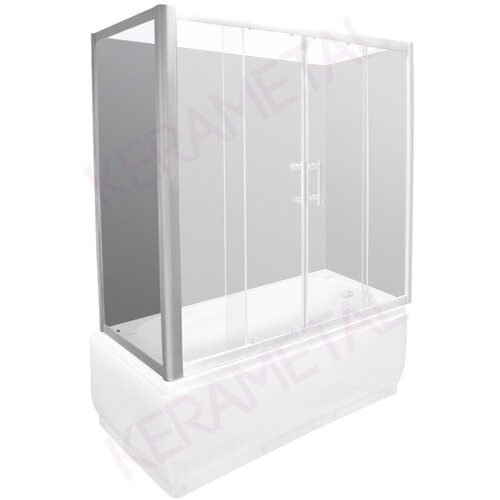 Leonardo za kadu BOCNO 70x140cm/6mm PROV Cene