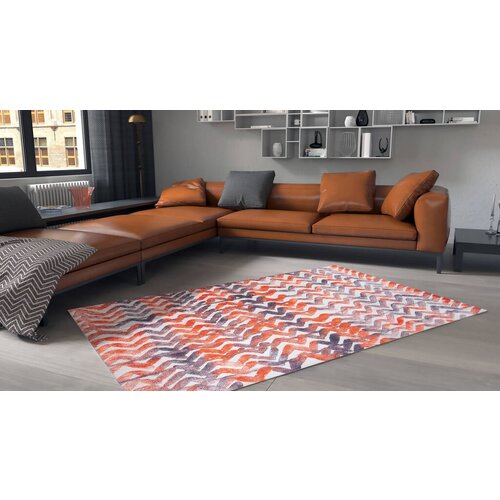 Conceptum Hypnose tepih ada Gönül -al 390, 210x310 cm, sivo-narandžasti Cene