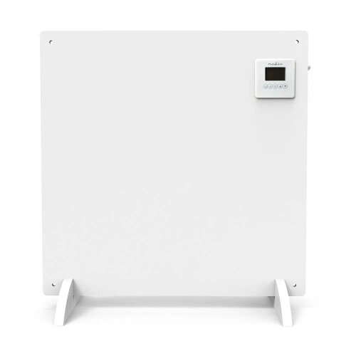 Nedis HTIP425WT - Infracrveni grejni panel sa LCD ekranom 425W/230V IP44 beo Slike