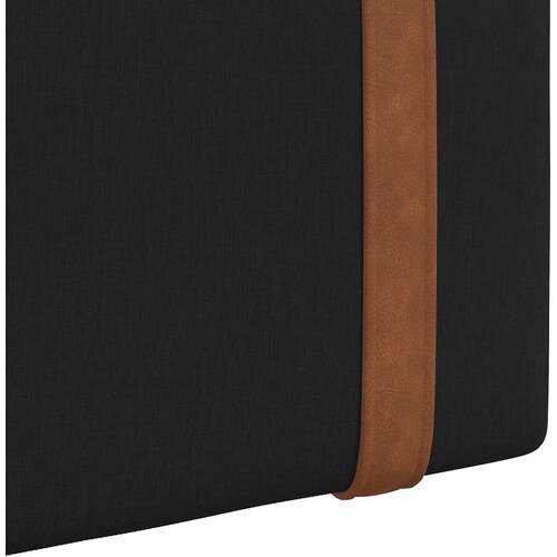  Držeće uzglavlje Zidne Crna 130 x 55 x 5 cm Antikni PU Slike