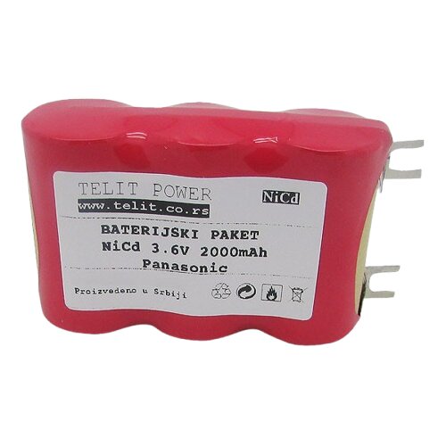 Telit Power Baterija Panasonic, NiCd, 3.6V, 2000mAh, Za usisivač Cene