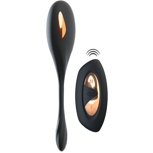 XouXou Vibrating E-Stim RC Love Ball Black Cijene