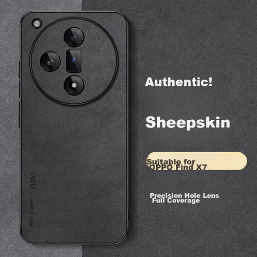  Shangsu Maska za mobilni telefonOPPO Find X7, Crna Slike