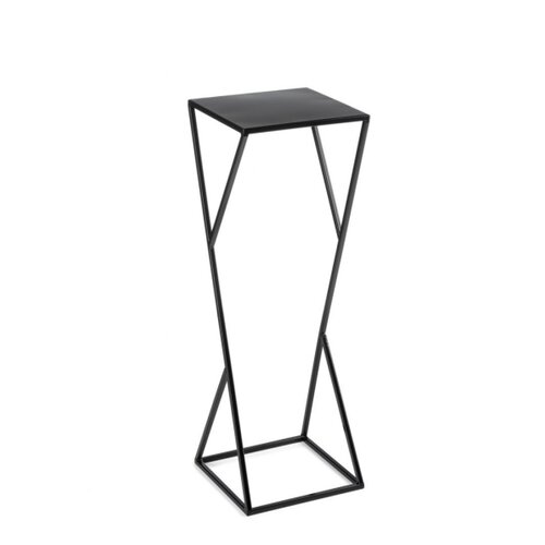  Stalak za cveće LOFT 70x23,5 cm crne boje Slike