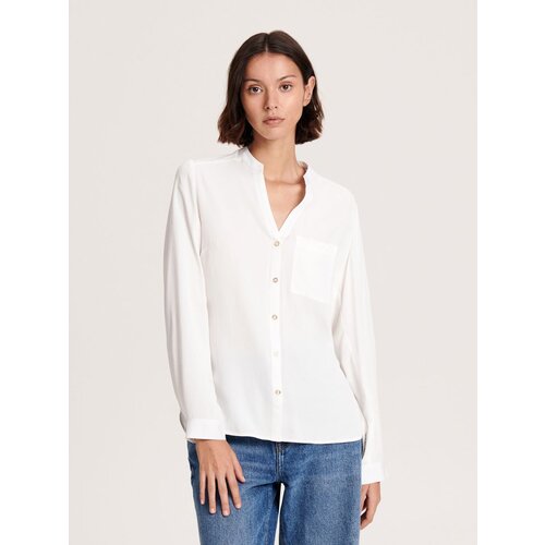 Reserved bluza iz viskoze - ebenovina Cene