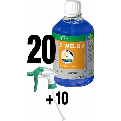 Bio-Circle Zaščitno razpršilo za varjenje E-WELD 3, DE 20 kosov + 10 razpršilk, za čiščenje in razmaščevanje