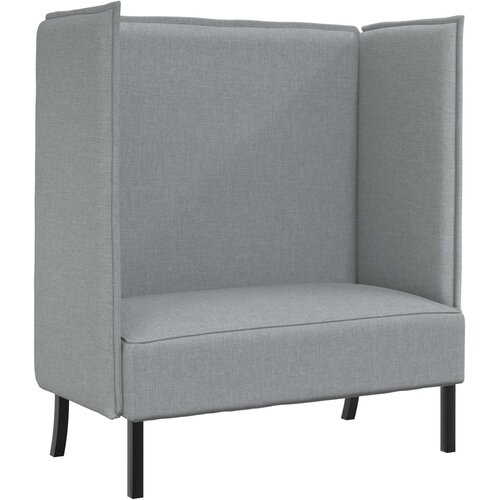 SOFA s visokim naslonom 101cm Svjetlosiva tkanina Cene