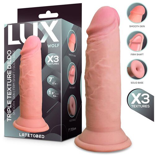 LATETOBED Dildo Lux Triple texture Wolf 7 (R900343) Cene