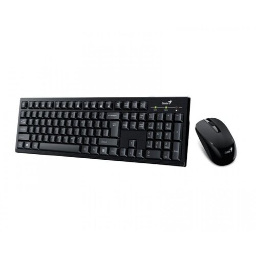 Genius Smart KM-8101 Set bežična tastatura i miš, USB, YU, Crna Slike