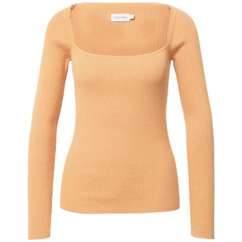 Calvin Klein Majica pastelno oranžna