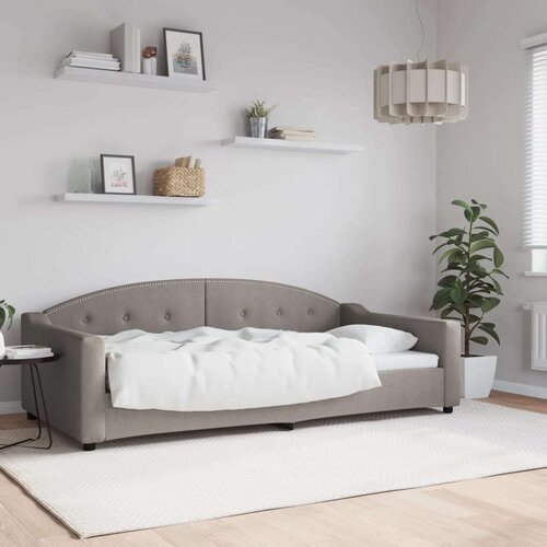  Raztegljiva postelja taupe 100x200 cm blago, (20792373) Cene