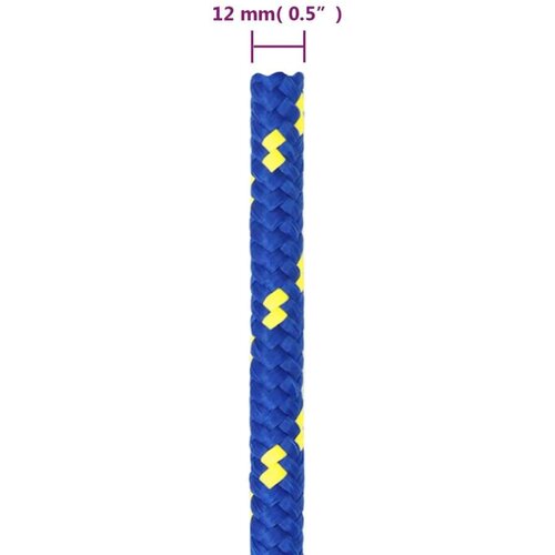 vidaXL brodski konop plavi 12 mm 25 m od polipropilena Cijene