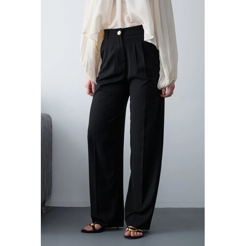 TRENDYOLMILLA ženske pantalone Twoaw26Pl00161, Crna Cene