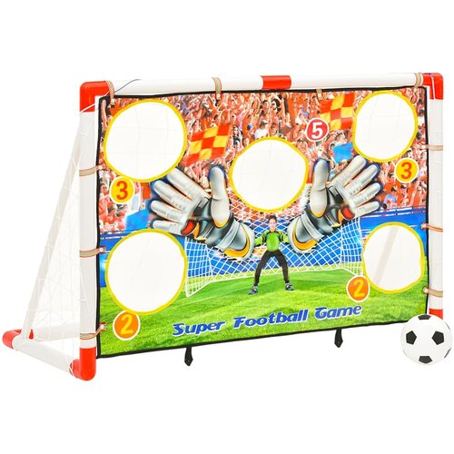  Set dječjeg nogometnog gola sa zidom za gol 120 x 51 x 77,5 cm Slike
