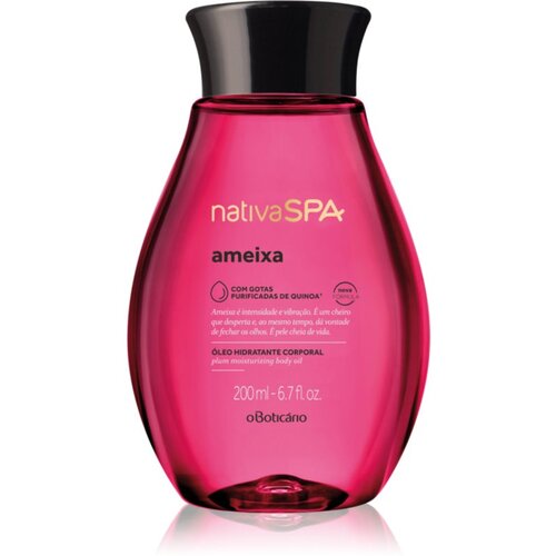 OBotic&amp;aacute;rio Nativa SPA Plum Flower hidratantno ulje za tijelo za kupke 200 ml Slike