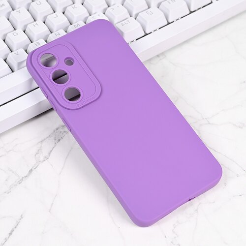 Torbica Silikon Pro Camera za Samsung S721B Galaxy S24 Fe ljubičasta Slike