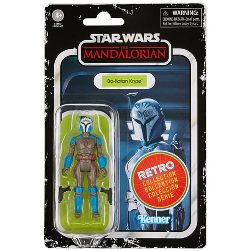 Hasbro Star Wars Retro Collection Bo-Katan Kryze Toy 9,5 cm-Scale The Mandalorian zbirateljska akcijska figura, igrače za otroke 4 in več, večbarvna, F4460, (20837975)