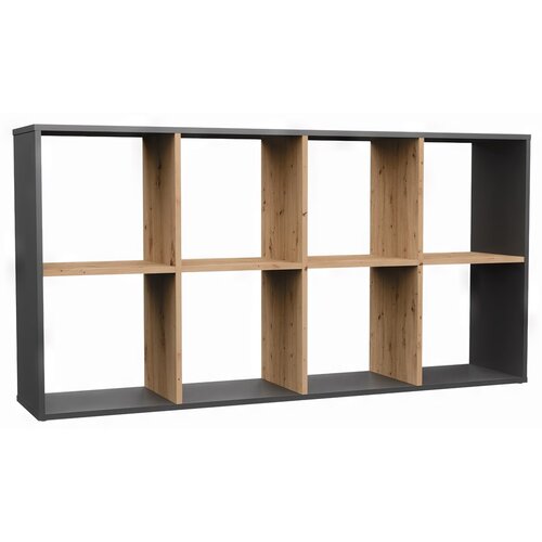 Shumee Knjižna omara Malax 2X4 ANTRACIT ARTISAN, (21555084) Cene
