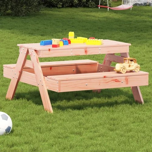 Stol za piknik za djecu 88 x 97 x 52 cm od masivne duglazije