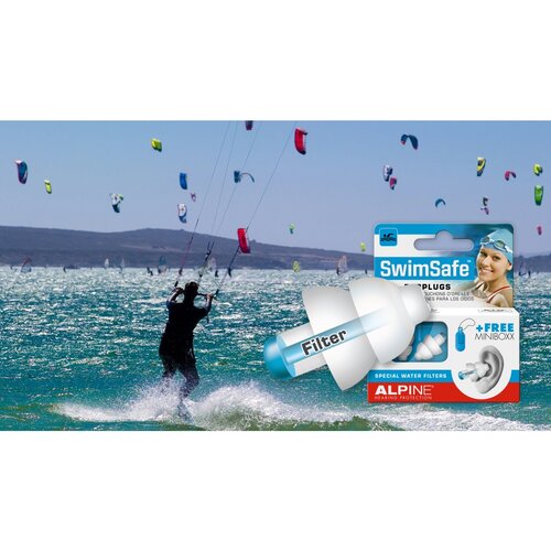  Čepki Za U&amp;scaron;esa - Za Plavanje - Swimsafe Earplugs Alpine - Par Slike