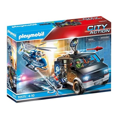 Playmobil City Action Helikopterska potera za kombijem ( 1031752 ) Slike