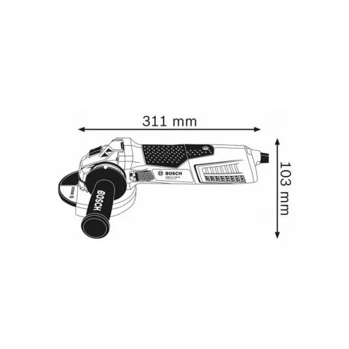 Bosch ugaona kutna brusilica GWS 19-125 CIE Professional Slike