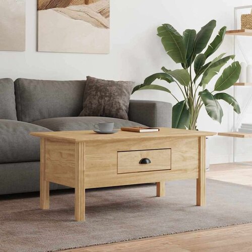  Stolić za kavu s ladicama BODO Medeno smeđa 100 x 55 x 45 8 cm - boja meda Cijene