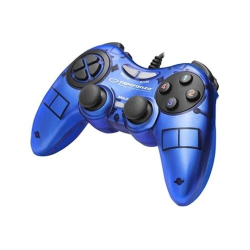Game Pad ESPERANZA FIGHTER, vibration, PC, USB, blue, EGG105B Cijene