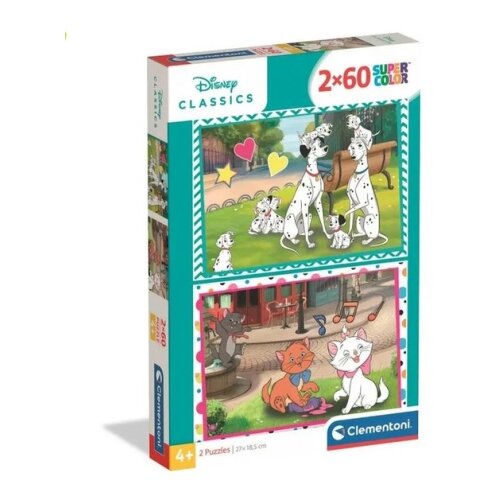 Clementoni puzzle disney klasici 2x60 delova ( CL24836 ) Cene