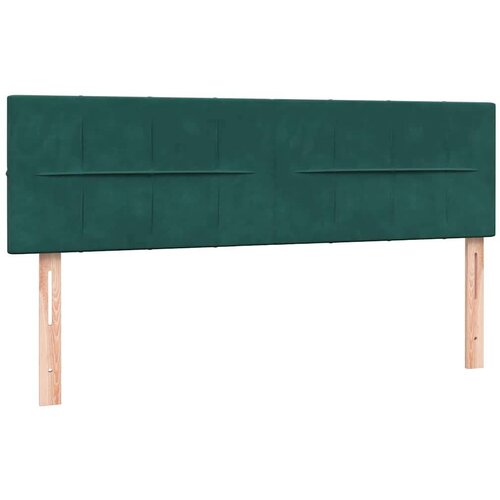  Box Spring krevet s madracem tamno zeleni 160x220 cm bar&amp;scaron;un Slike