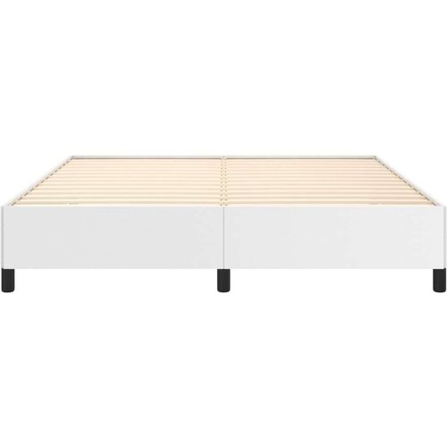  Okvir Za krevet bijela 180x200 cm od umjetne kože Slike