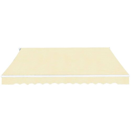 Maison Chic Ročno zložljiva tenda - Senčniki 400 cm kremne barve, (22038769) Slike