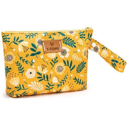 T-TOMI small baggie potovalna torba mustard flowers 18x24 cm Cene
