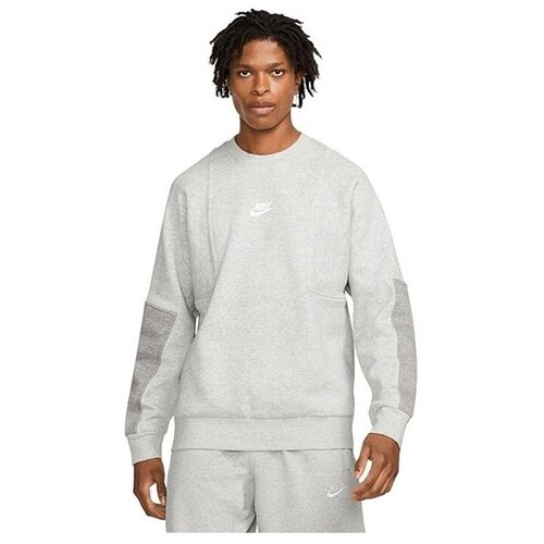Nike Puloverji Air Brushedback Siva Slike