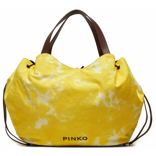 Pinko Ročna torba Pagoda Extra Shopper PE 24 PLTT 102911 A1MB Yellow H85