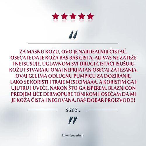 Eucerin dermopure gel za či&amp;scaron;ćenje masne kože 400ml Slike