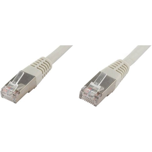 Econ connect F6TP0\,25GR RJ45 omrežni kabel\, Patch kabel CAT 6 S/FTP 0.25 m siva dvojno za&amp;scaron;čiten 1 kos, (20415491) Slike