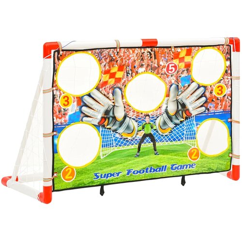  Set dječjeg nogometnog gola sa zidom za gol 120 x 51 x 77,5 cm Slike