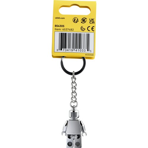 Lego LEGO&amp;reg; Iconic - Obesek za ključe srebrna minifigura (854305) Slike