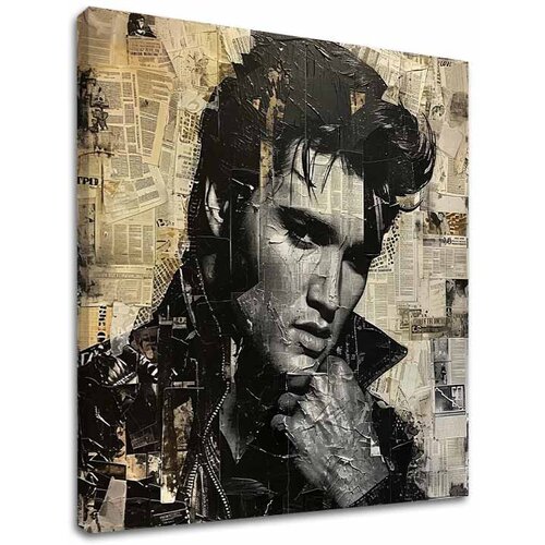  Image ELVIS PRESLEY - Rock genius | 100% originalna akrilna boja Cene