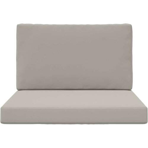 Jastuk za vanjsku sofU 2 pcs Sivi Poliester - Sivi 80 x 80 cm 1x sjedalo +1x naslon (3D bez bartaga) Slike
