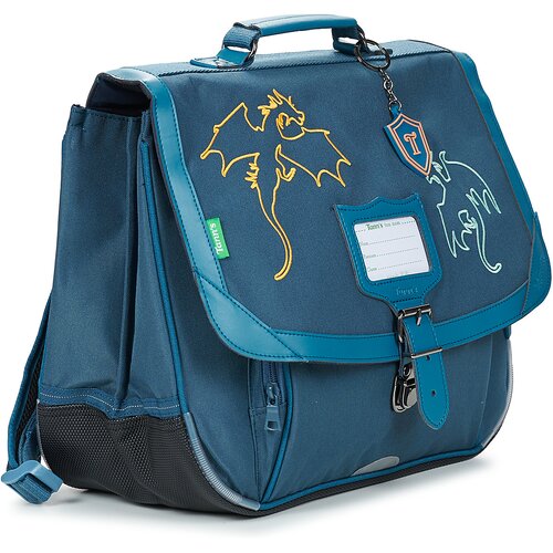 Tann&amp;#039;s &amp;Scaron;olska torba MERLIN CARTABLE 38CM POCHE GOURDE Modra Slike